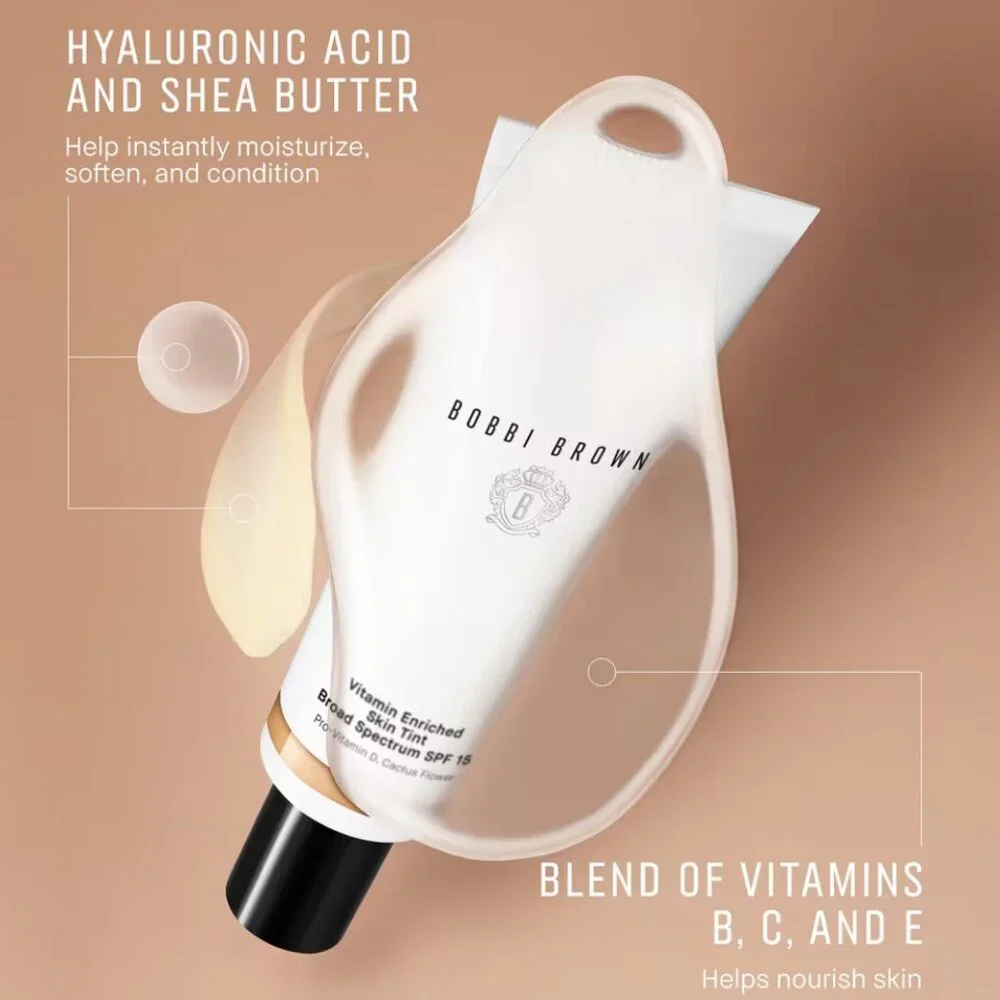 NEW Bobbi Brown Vitamin Enriched Hydrating Skin Tint SPF 15, MINI, GOLDEN 4